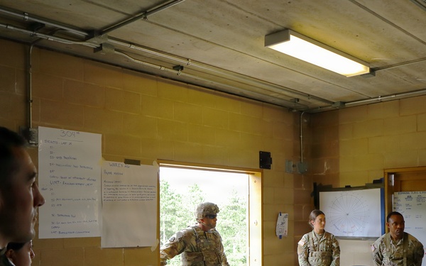 Maj. Gen. Matthew S. Warne Visits Soldiers