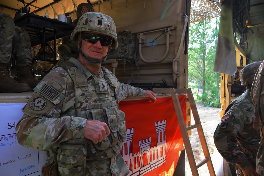Maj. Gen. Matthew S. Warne Visits Soldiers