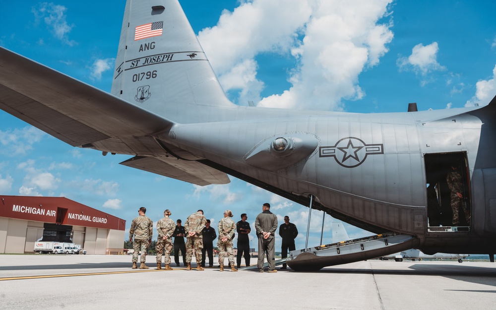 139th Force Support Squadron transport simulated human remains