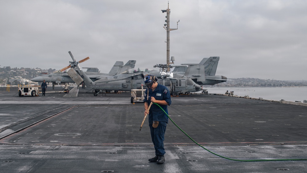USS Theodore Roosevelt return to homeport