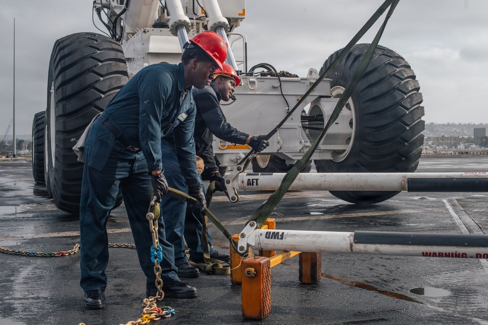 USS Theodore Roosevelt return to homeport