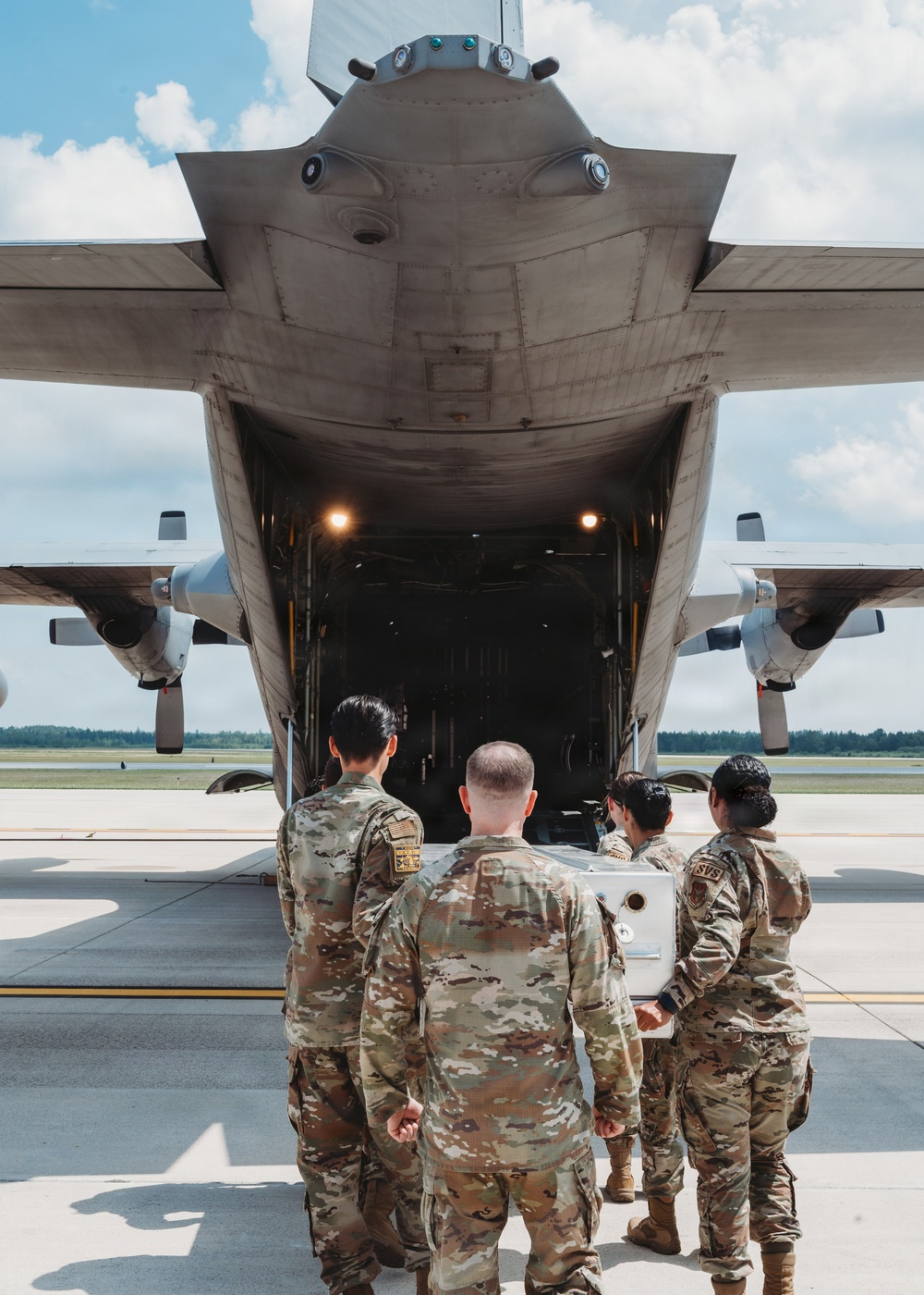 139th Force Support Squadron transport simulated human remains