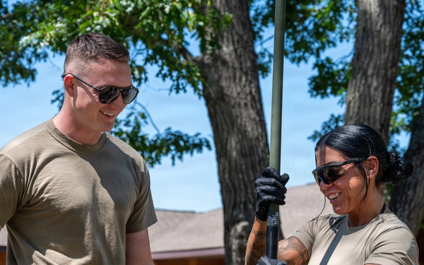 Combat communications Airmen build a radio frequency kit