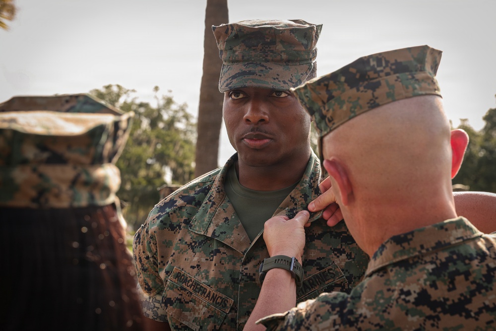 6th Marine Corps District Sgt. Roachefrancis’ Promotion Ceremony