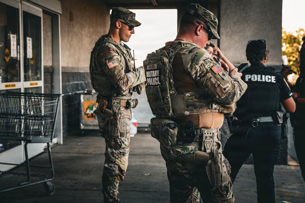 Tennessee National Guard Assists Memphis Police Department
