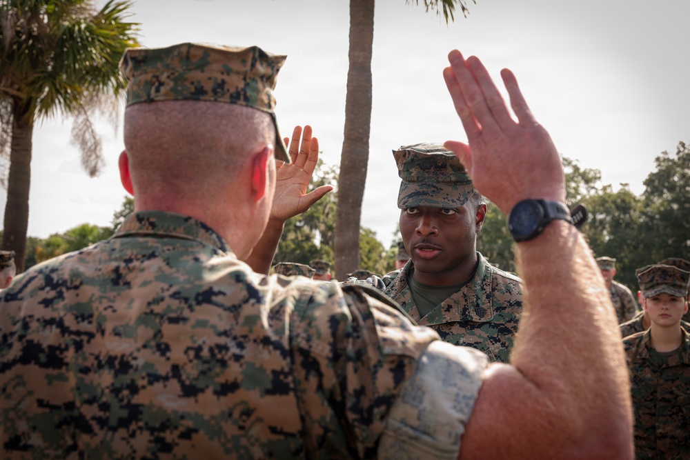 6th Marine Corps District Sgt. Roachefrancis’ Promotion Ceremony