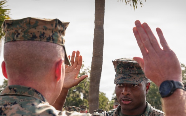 6th Marine Corps District Sgt. Roachefrancis’ Promotion Ceremony