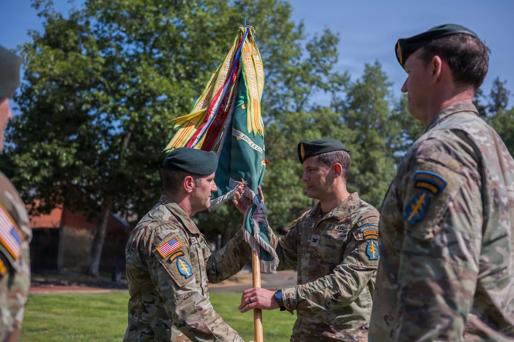 1st Special Forces Group (Airborne) Change of Responsibility ceremony