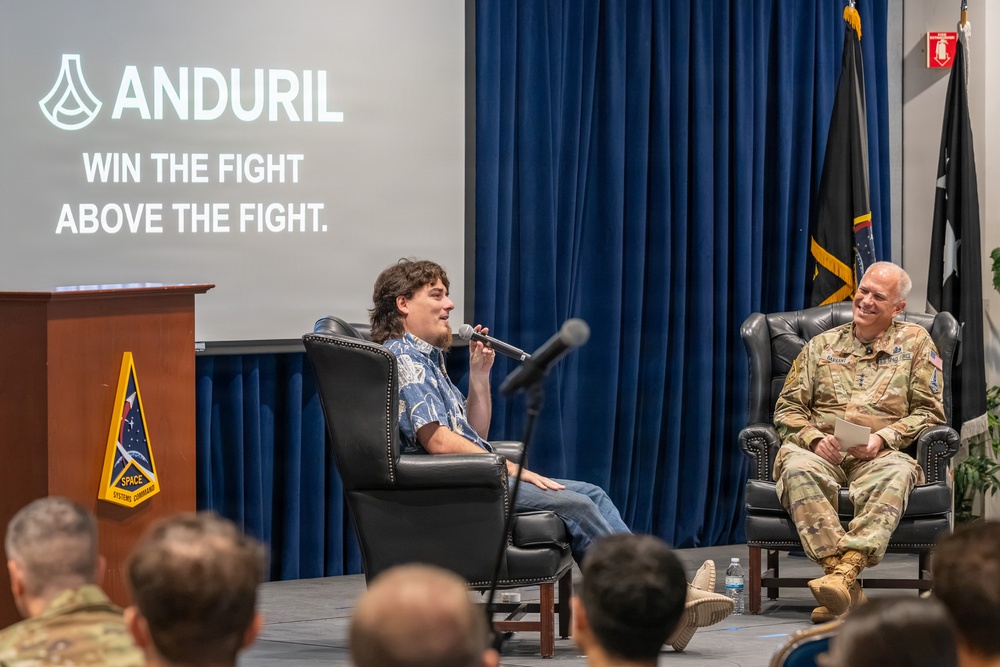 Palmer Luckey Visits Space Systems Command