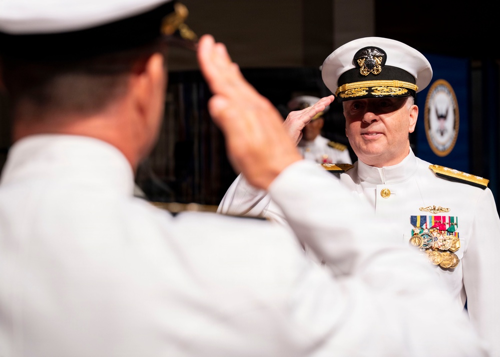 Navy Recruiting Command Holds Change of Command