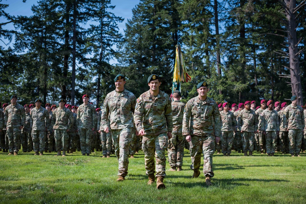 1st Special Forces Group (Airborne) Change of Responsibility ceremony