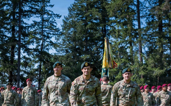 1st Special Forces Group (Airborne) Change of Responsibility ceremony