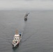 U.S. Coast Guard and partner nations conduct a formation sail during PANAMAX26