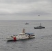 U.S. Coast Guard and partner nations conduct a formation sail during PANAMAX26