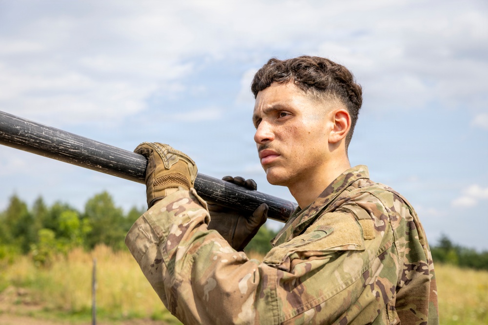U.S. Army Soldiers with the NATO FLF Battle Group conduct live fire exercise in Poland