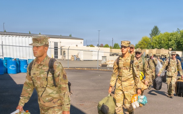 Oregon Air National Guard hand crews activated to fight Grasshopper Fire