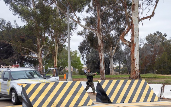 EOD conducts a simulated security breach on MCAS Miramar