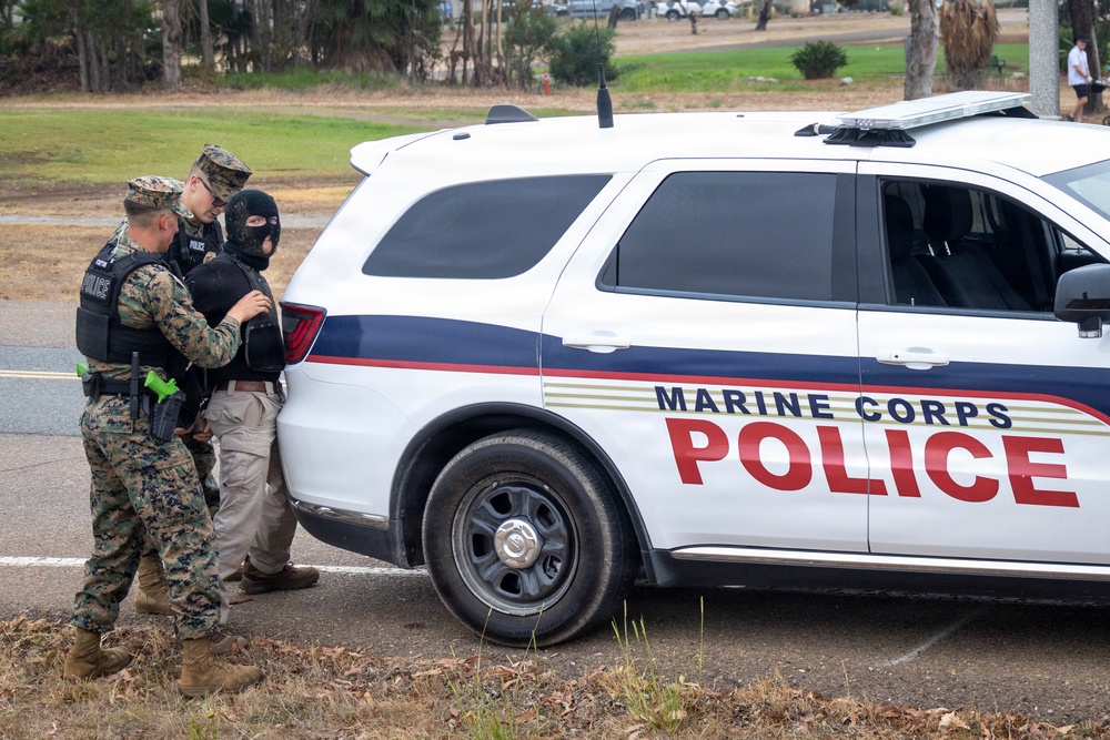 EOD conducts a simulated security breach on MCAS Miramar