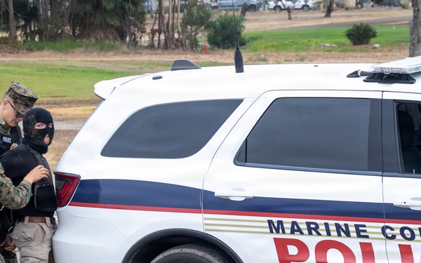EOD conducts a simulated security breach on MCAS Miramar