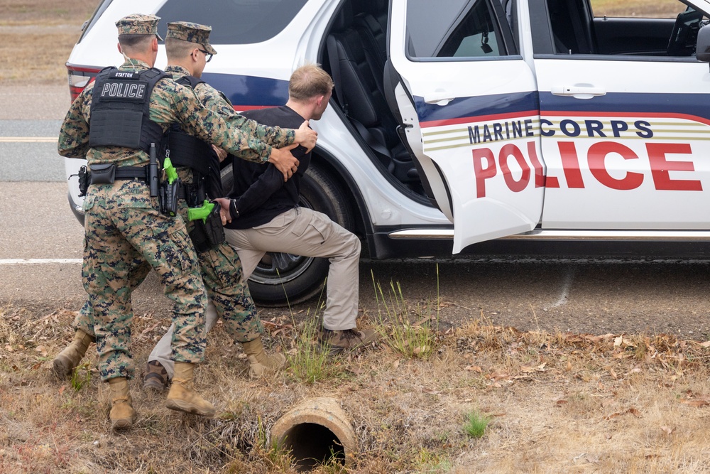 EOD conducts a simulated security breach on MCAS Miramar