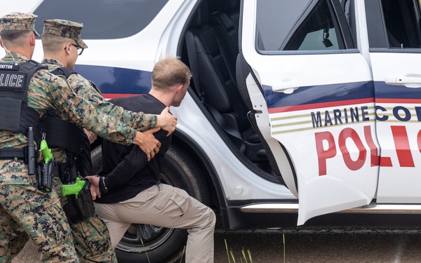 EOD conducts a simulated security breach on MCAS Miramar