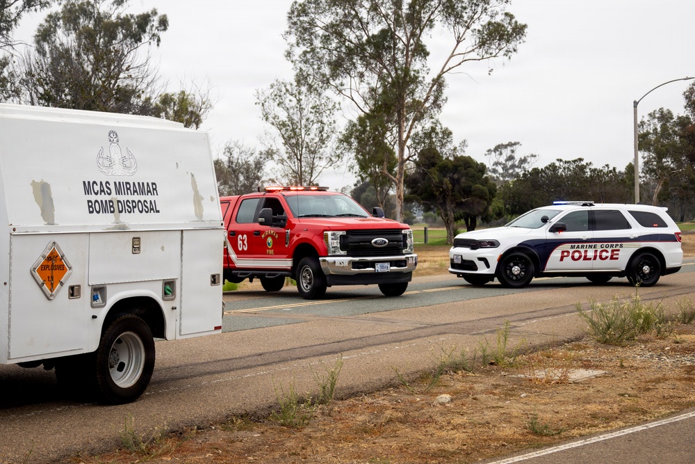 EOD conducts a simulated security breach on MCAS Miramar