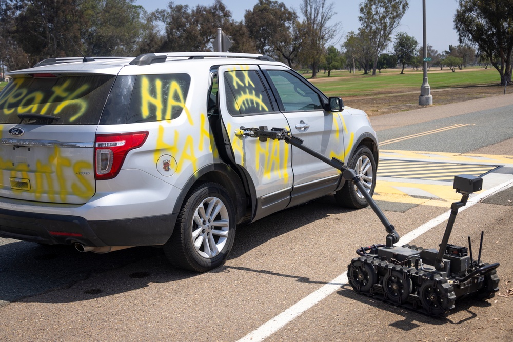 EOD conducts a simulated security breach on MCAS Miramar