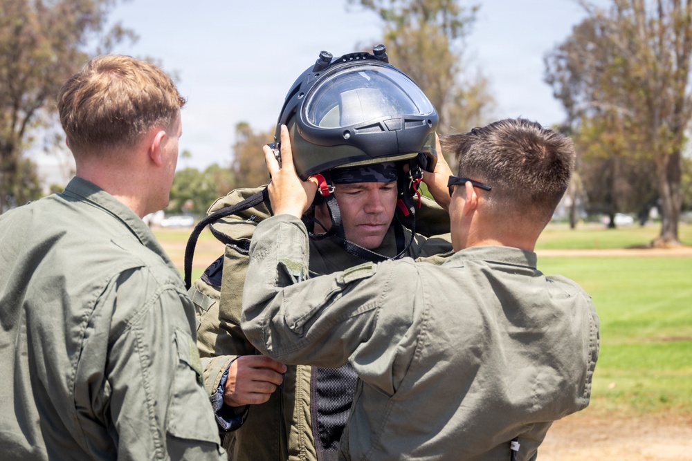 EOD conducts a simulated security breach on MCAS Miramar