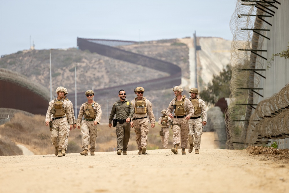 CLB-7 Marines Conduct Engineering Reconnaissance in San Diego Sector