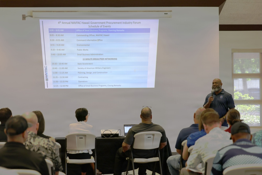NAVFAC Hawaii hosts 4th annual Government Procurement Industry Forum