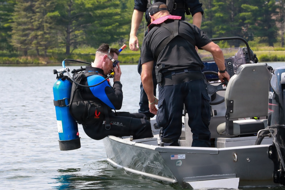 Search and Rescue Dive Training at Northern Strike 26-2