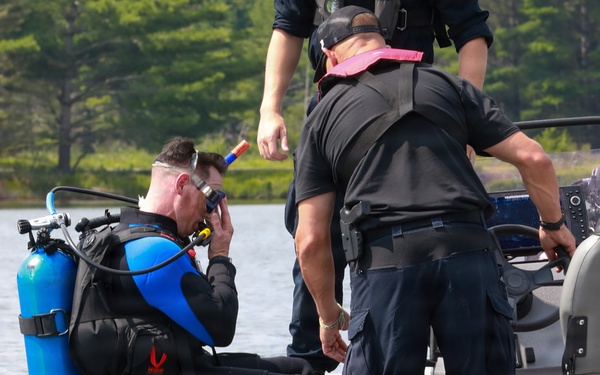 Search and Rescue Dive Training at Northern Strike 26-2