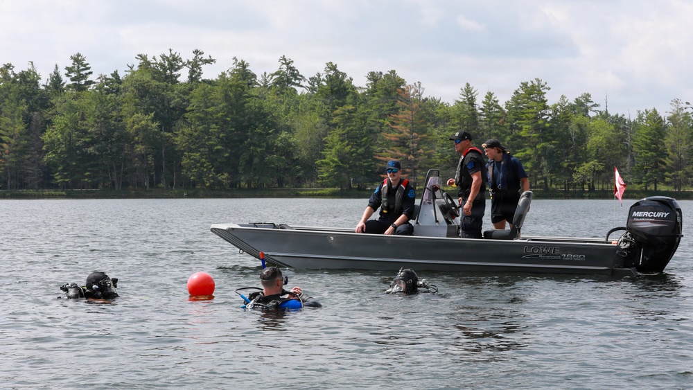 Search and Rescue Dive Training at Northern Strike 26-2