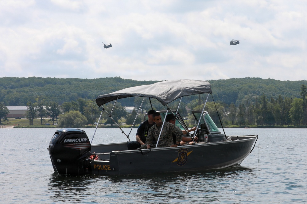 Search and Rescue Dive Training at Northern Strike 26-2