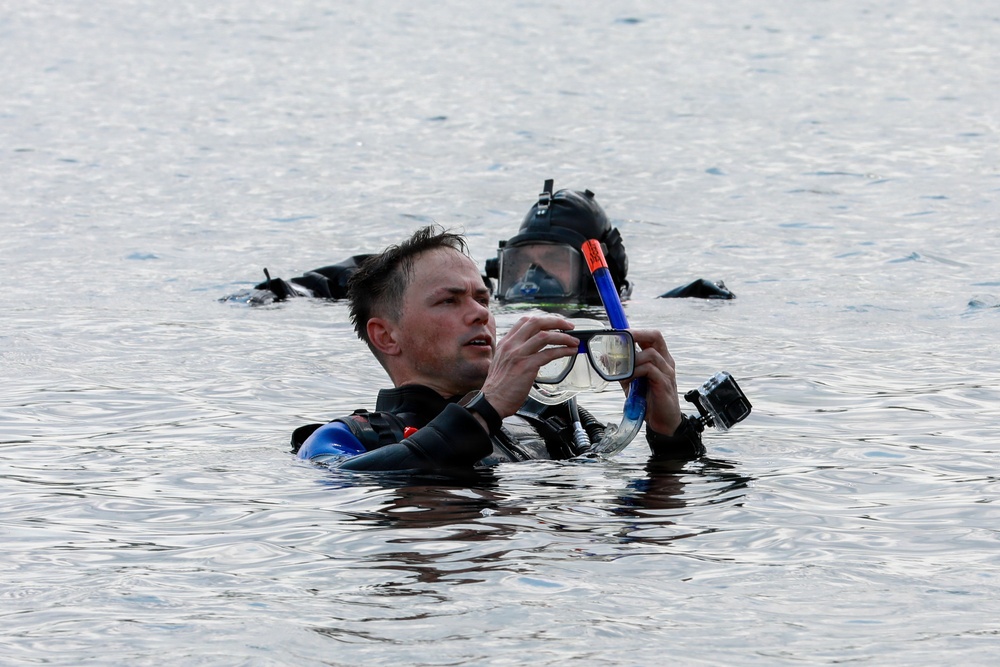 Search and Rescue Dive Training at Northern Strike 26-2