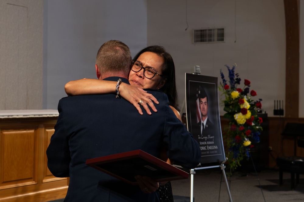 Vandenberg Space Force Base honors the life and service of Senior Airman Cedric Eneluna
