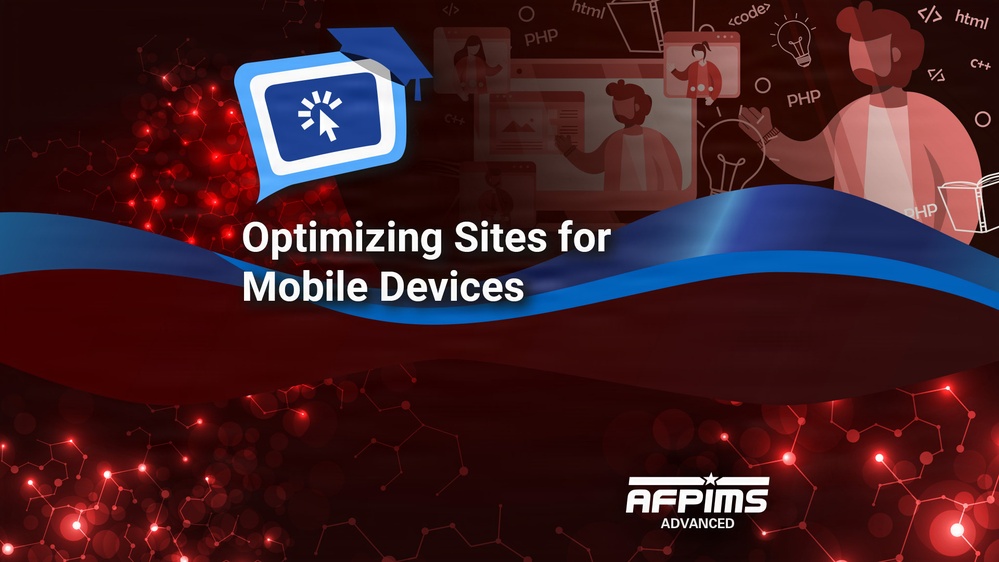 Optimizing Sites for Mobile Devices THUMB