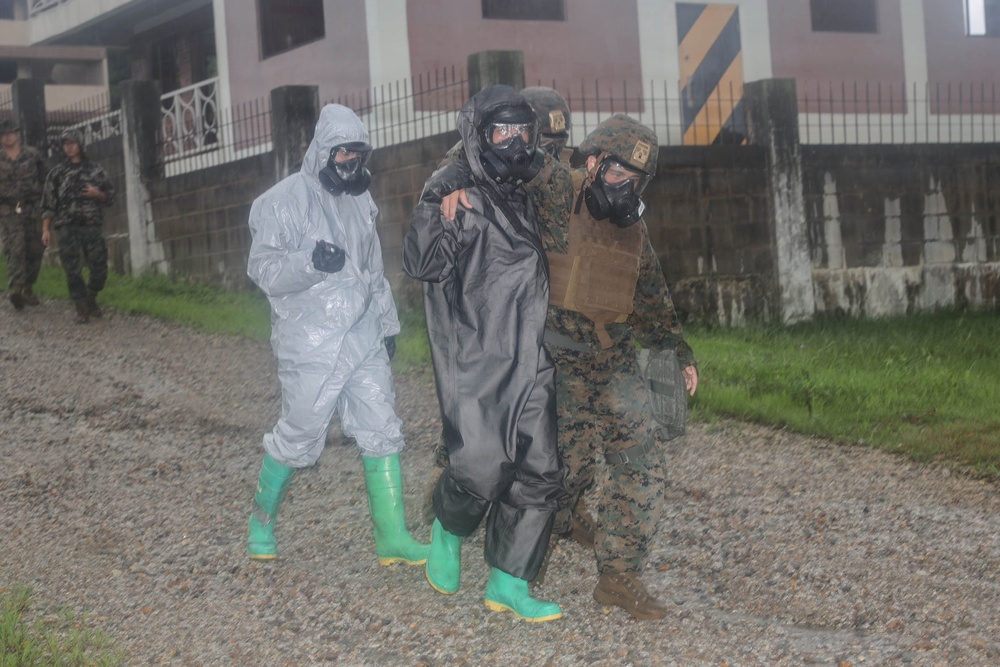 KMEP 26.2: 3rd MLG, U.S. Marine Corps and ROK Marines conduct simulated Causality Decontamination Operation in South Korea