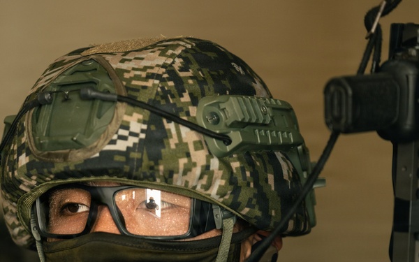 U.S. Marines with Echo Co., 2nd Bn., 1st Marines, rehearse platoon attacks with ROK Marines during AFX