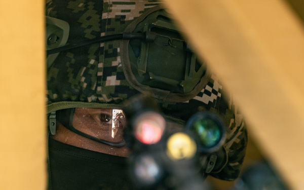 U.S. Marines with Echo Co., 2nd Bn., 1st Marines, rehearse platoon attacks with ROK Marines during AFX