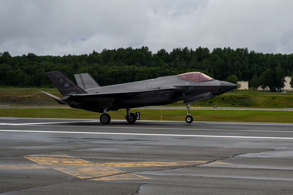 2026 Arctic Thunder Open House Setup - F-35A Lightning II