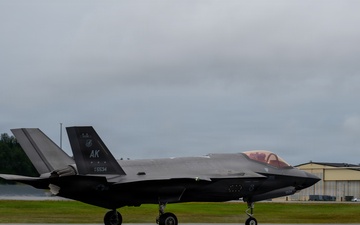 2026 Arctic Thunder Open House Setup - F-35A Lightning II