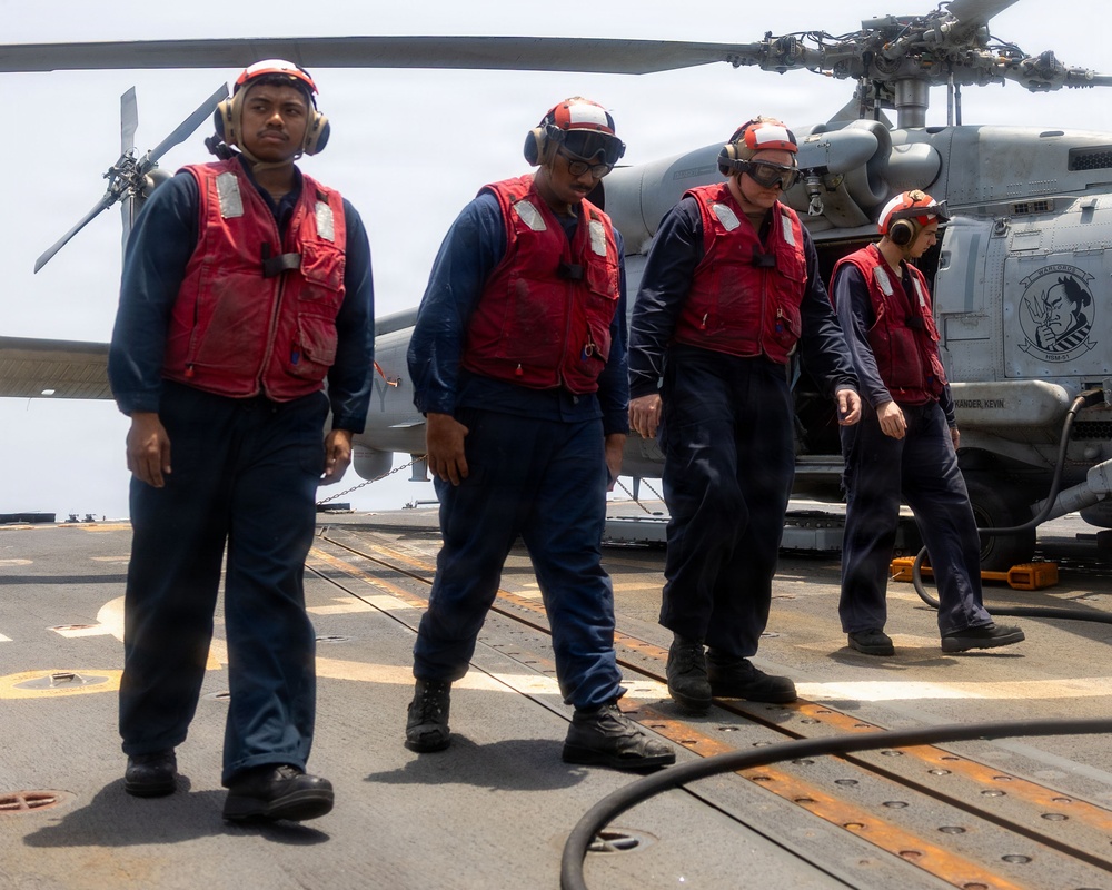 Rafael Peralta Conducts Flight Operations