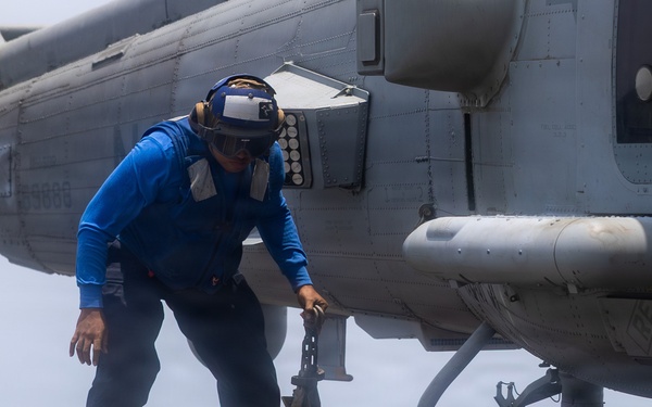 Rafael Peralta Conducts Flight Operations