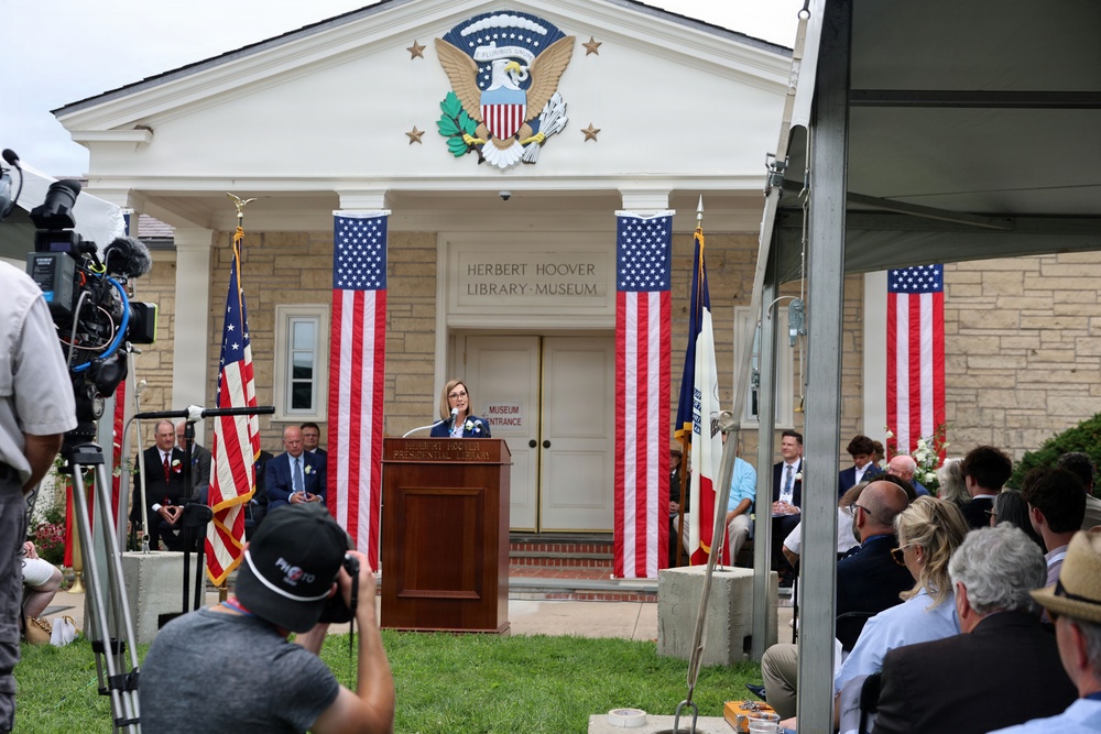 Grand Reopening Ceremony of the Herbert Hoover Presidential Library and Museum