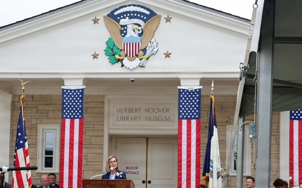Grand Reopening Ceremony of the Herbert Hoover Presidential Library and Museum