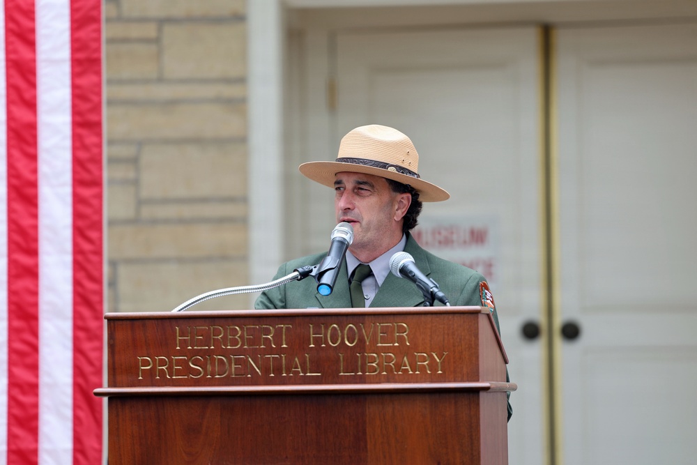 Grand Reopening Ceremony of the Herbert Hoover Presidential Library and Museum