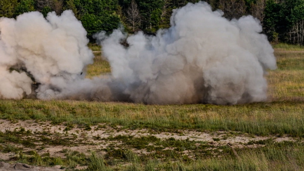 Michigan National Guard Soldiers Conduct HIMARS Live-Fire Exercise During Northern Strike 26-2