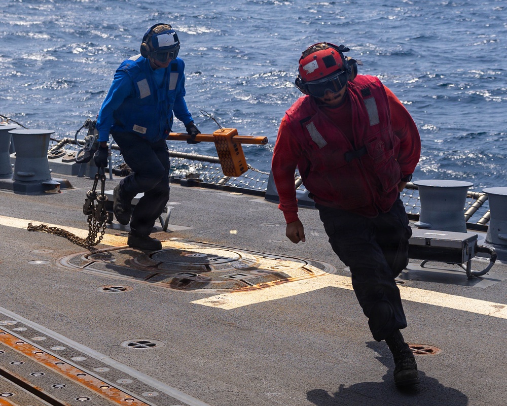 Rafael Peralta Conducts Flight Operations