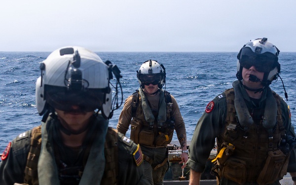 Rafael Peralta Conducts Flight Operations